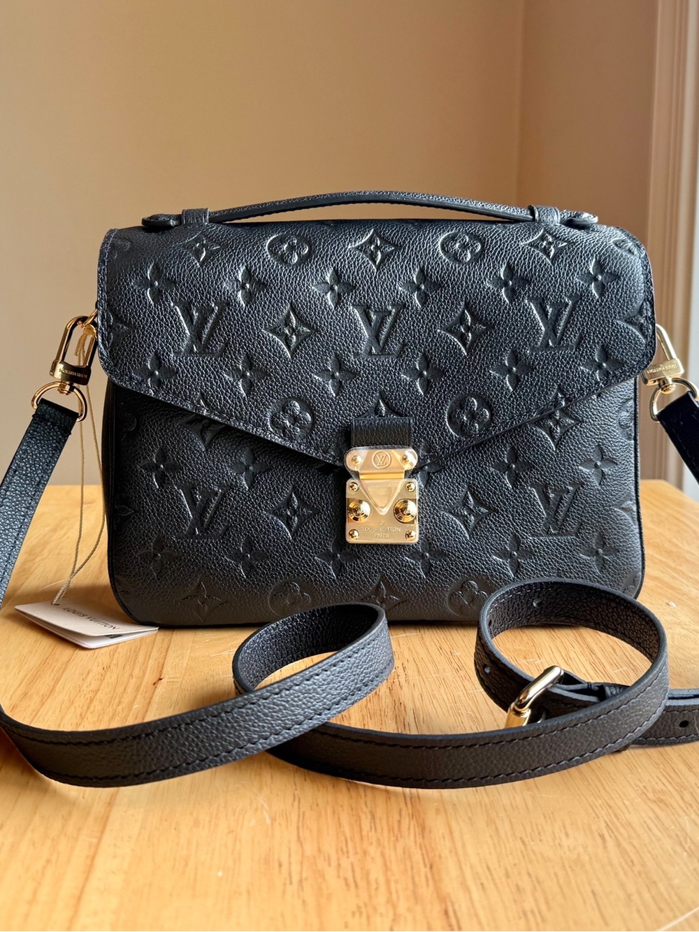 Louis Vuitton Black Empreinte Pochette Métis (New w/ Tags)